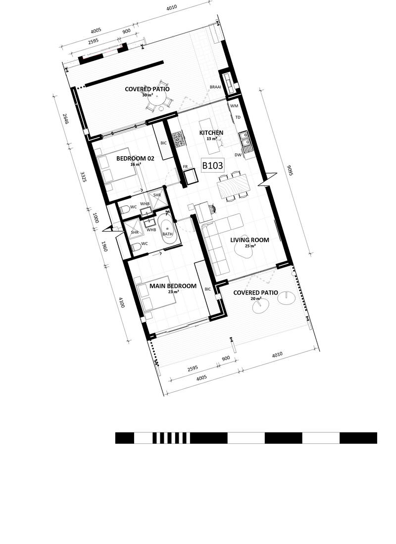 Unit B103 - 2 Bedroom